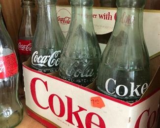 vintage Coke bottles