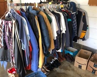 clothing, coats, shoes