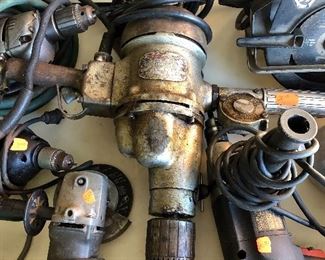 drills, angle grinders, circular saw