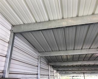 15' x 35' sloped style metal shed-you disassemble and move