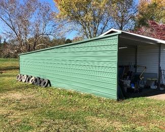 15' x 35' sloped style metal shed-you disassemble and move