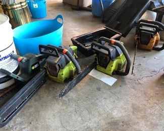 chainsaws, Black and Decker hedge clippers