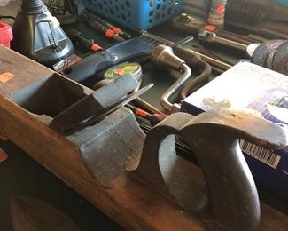 antique wooden block plane