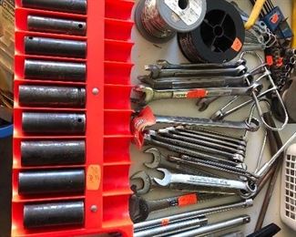 socket sets, wrenches