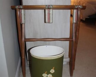 LUGGAGE STAND, WASTE PAPER BASKET