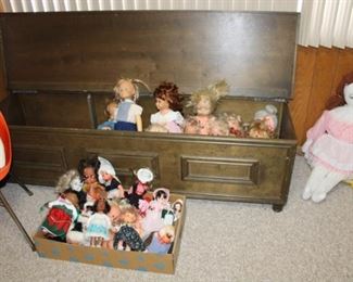 LARGE CHEST, TOYS