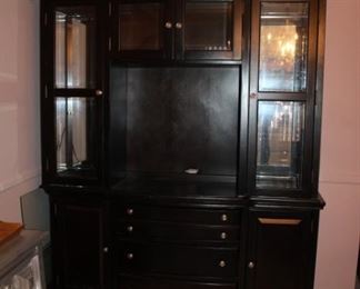 ENTERTAINMENT CENTER (2 PCS.)