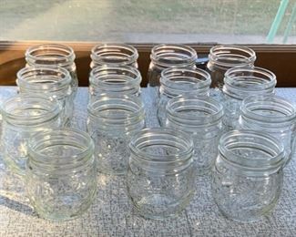 CLEARANCE!  $4.00 NOW, WAS $15.00.............15 Jam Jars (P914)