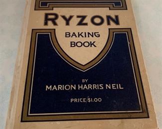 CLEARANCE !  $4.00 NOW, WAS $16.00..............1916 Ryzon Baking Cookbook (P388)