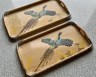 CLEARANCE!! $4.00 NOW, WAS $20.00.............2 pheasant trays (P265)