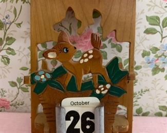 $16.00...............Adorable Vintage Deer Bambi Calendar (P779)