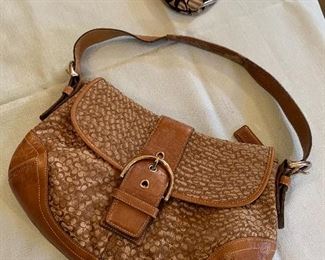 Coach purse and coin purse