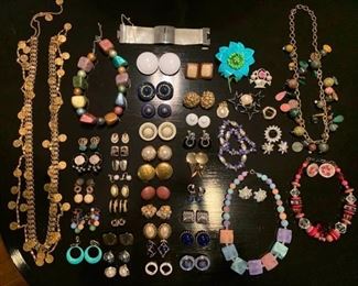 Large VINTAGE Costume Jewelry Collection