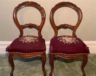 Pair of Antique Parlor Chairs