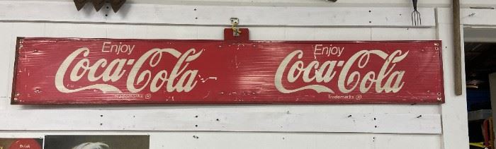 6 foot Coca Cola Sign
