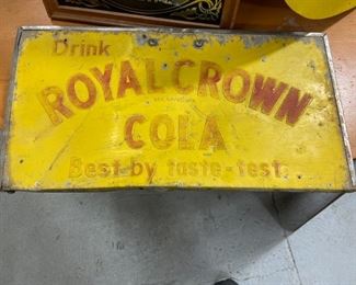 Antique RC Cola Drink Box Sign