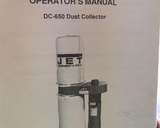 Jet® DC-650 Dust Collector with 5 Micron Bag Filter Kit