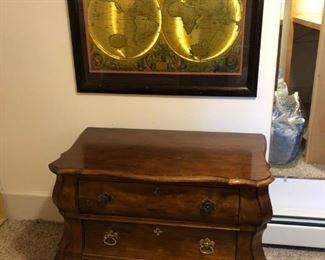 Small Century Chest, Framed Map