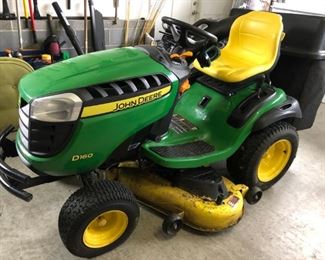 John Deere D160 Ride On Mower - Works Great, Serviced on 11/16/2020 (Purchased directly from John Deere)