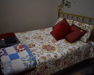 Brass Bed, Quilt, and More!
