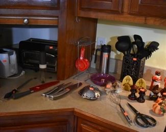 Vintage Salt and Pepper Shakers, Carving Knives, Toaster and More!