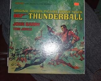 Vintage Thunderball Record Album