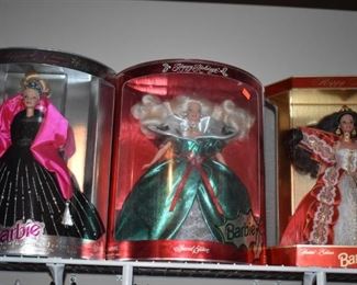 NIB Collectible Holiday Barbie Dolls