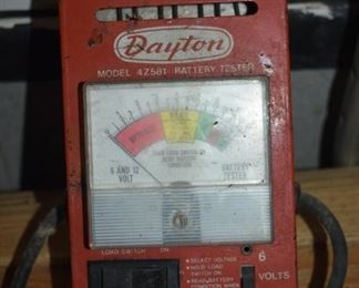 Vintage Dayton Model 4Z681 Battery Tester