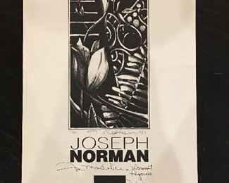 SIGNED Poster Joseph Norman