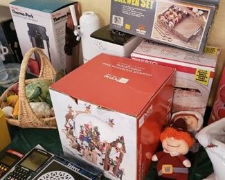 lots of items in original boxes