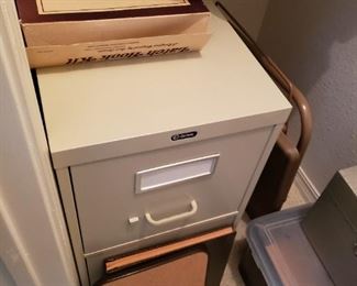 many file cabinets