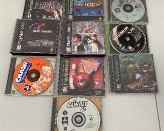 LOT of 10 Playstion 1 Games BIN $50
