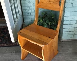 This is a Chair that converts to a step stool