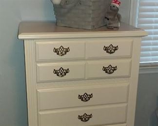 White Painted Chest of Drawers  
