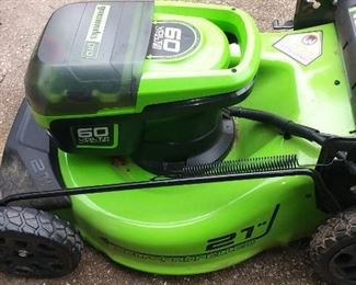 Green Works Pro 60 Volt 21" Lawnmower w/ Battery