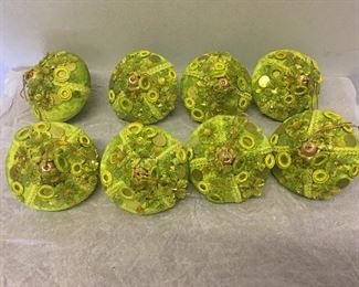 $42.00 - Green Velvet Balls (set of 8)