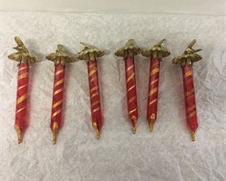$12.00 - Candy Cane Ornament (set of 6)