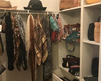 Shoes, scarves, purses, wallets & belts