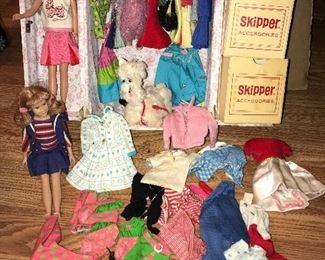 VINTAGE SKIPPER DOLLS & CLOTHES