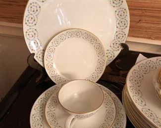 Custom Made Modern China from New Castle Pottery Co of Pennsylvania. 