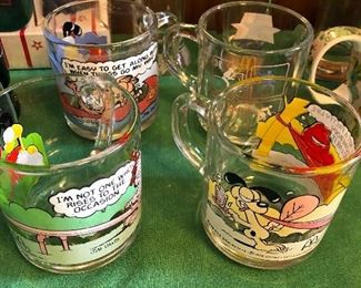 Vintage collectible mugs
