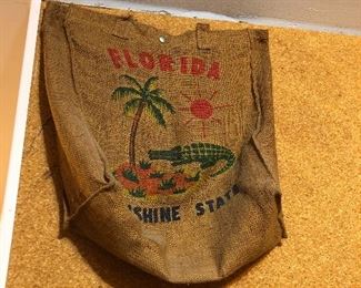 vintage florida sack
