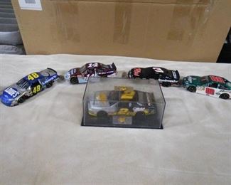 5 collectible race car memorabilia