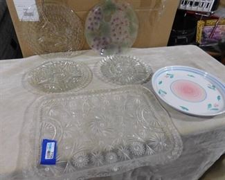 6 nice serving platters