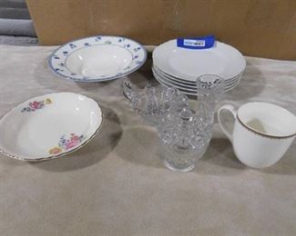 11 piece misc. glassware