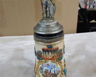 Handgemalt hand painted Limited edition beer stein 4728 out of 5000 made in Germany