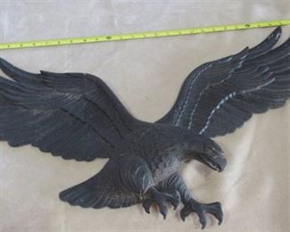 Cast Iron hanging eagle by Whitehall - 29"