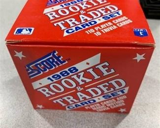 Sealed Factory Set 1988 Score Rookie & Traded Includes Roberto Alomar, Biggio, Mark Grace Rookie Cards