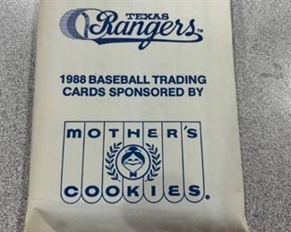 Team Promotional Set 1988 Mother's Cookies Texas Rangers