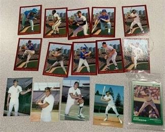 Oddball Sets 1988 Star Jose Canseco Set Advertising Card Sets ; Clemens Mattingly McGwire Maddux Gooden